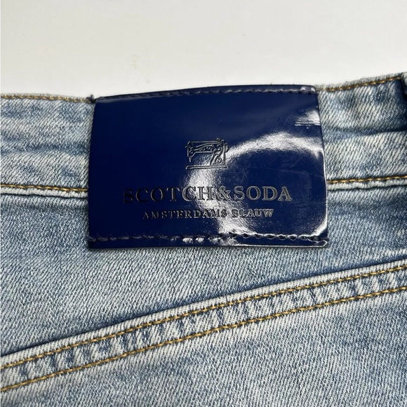 Scotch & Soda Ralston Jeans Actual Size 29x32 (Tag 28x32) Straight Leg Light - Picture 8 of 15